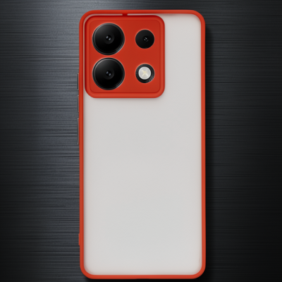 Xiaomi Redmi Note 13 5g Kılıf Montreal Silikon Kapak - Kırmızı