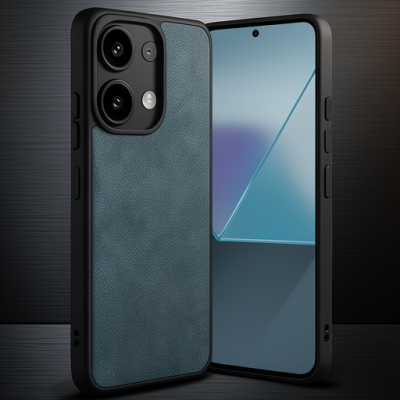 Xiaomi Redmi Note 13 Pro 4g Kılıf Aras Deri Kapak - Koyu Yeşil