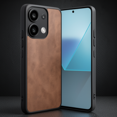 Xiaomi Redmi Note 13 Pro 4g Kılıf Aras Deri Kapak - Taba