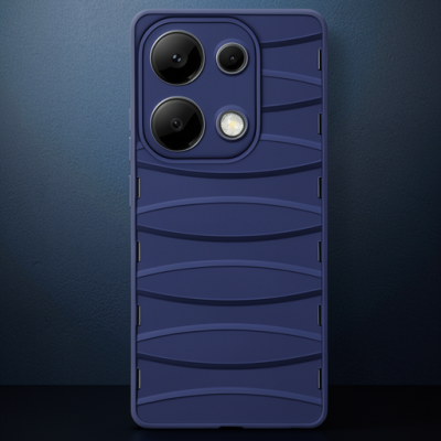 Xiaomi Redmi Note 13 Pro 4g Kılıf Bibercas Silikon Kapak - Lacivert