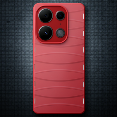 Xiaomi Redmi Note 13 Pro 4g Kılıf Bibercas Silikon Kapak - Lila