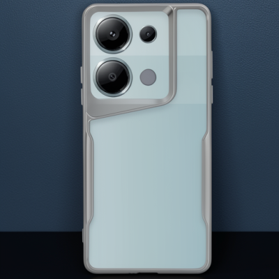 Xiaomi Redmi Note 13 Pro 4g Kılıf Boyi Silikon Kapak - Gümüş