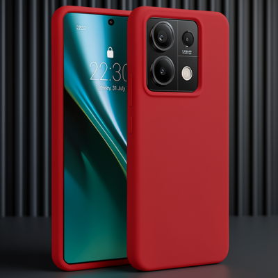 Xiaomi Redmi Note 13 Pro 4g Kılıf First Silikon - Koyu Yeşil