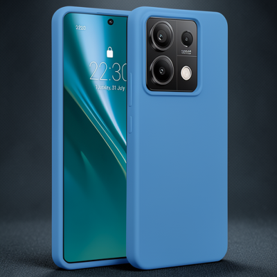Xiaomi Redmi Note 13 Pro 4g Kılıf First Silikon - Mavi