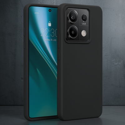Xiaomi Redmi Note 13 Pro 4g Kılıf First Silikon - Siyah