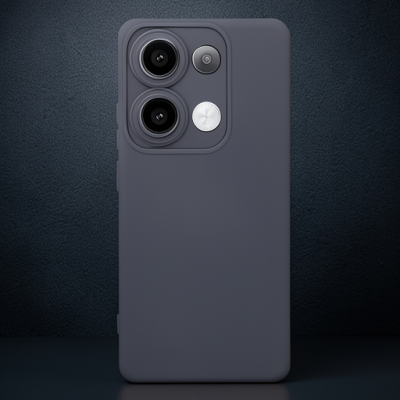 Xiaomi Redmi Note 13 Pro 4g Kılıf Nano İçi Kadife Silikon - Gri