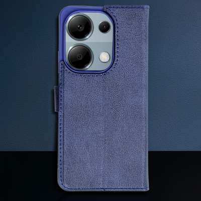 Xiaomi Redmi Note 13 Pro 4g Kılıf Trend S Plus Kapaklı Kılıf - Lacivert