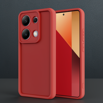 Xiaomi Redmi Note 13 Pro 4g Kılıf Viera Silikon - Kırmızı