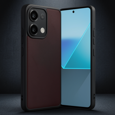 Xiaomi Redmi Note 13 Pro 5g Kılıf Aras Deri Kapak - Bordo