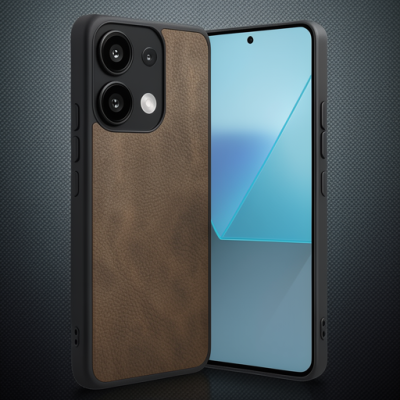 Xiaomi Redmi Note 13 Pro 5g Kılıf Aras Deri Kapak - Taba