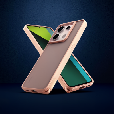 Xiaomi Redmi Note 13 Pro 5g Kılıf Elegant Kapak - Pudra