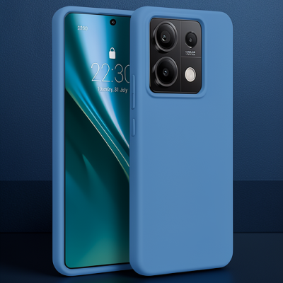 Xiaomi Redmi Note 13 Pro 5g Kılıf First Silikon - Mavi