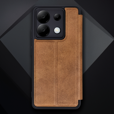 Xiaomi Redmi Note 13 Pro 5g Kılıf Flip Cover - Taba
