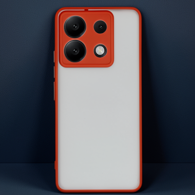 Xiaomi Redmi Note 13 Pro 5g Kılıf Montreal Silikon Kapak - Kırmızı
