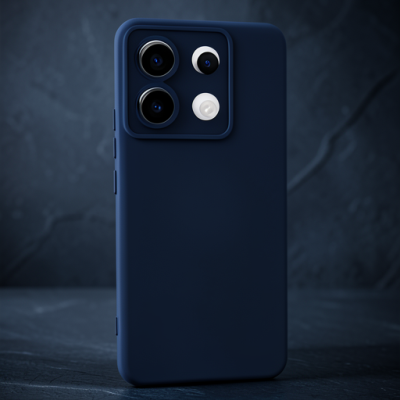 Xiaomi Redmi Note 13 Pro 5g Kılıf Nano İçi Kadife Silikon - Lacivert