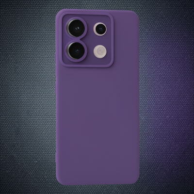 Xiaomi Redmi Note 13 Pro 5g Kılıf Nano İçi Kadife Silikon - Mor
