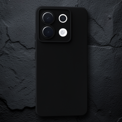 Xiaomi Redmi Note 13 Pro 5g Kılıf Nano İçi Kadife Silikon - Siyah