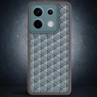 Xiaomi Redmi Note 13 Pro 5g Kılıf Petek Silikon Kapak - Koyu Yeşil