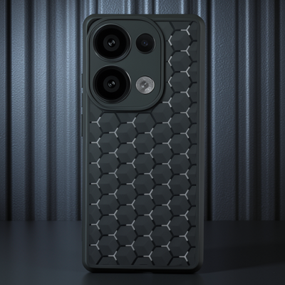 Xiaomi Redmi Note 13 Pro 5g Kılıf Petek Silikon Kapak - Siyah
