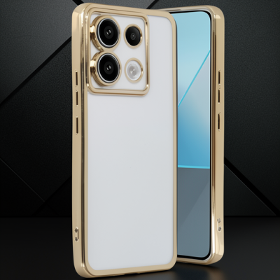 Xiaomi Redmi Note 13 Pro 5g Kılıf Razer Lensli Silikon - Gold
