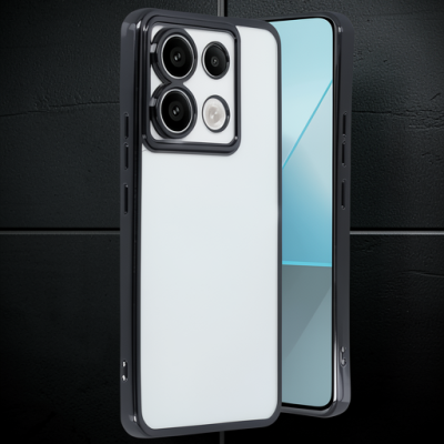 Xiaomi Redmi Note 13 Pro 5g Kılıf Razer Lensli Silikon - Siyah