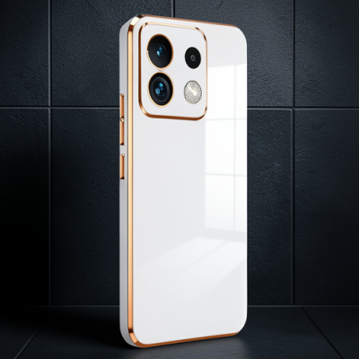 Xiaomi Redmi Note 13 Pro 5g Kılıf Volet Silikon - Beyaz