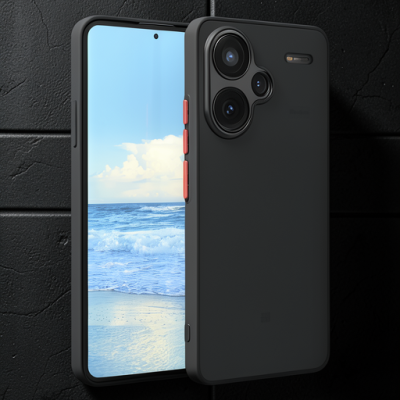 Xiaomi Redmi Note 13 Pro Plus Kılıf Montreal Silikon Kapak - Siyah