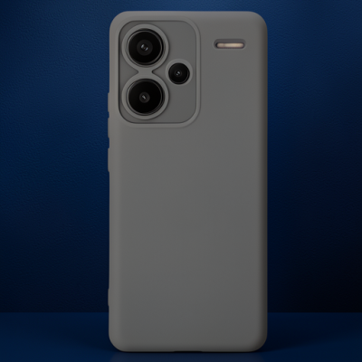 Xiaomi Redmi Note 13 Pro Plus Kılıf Nano İçi Kadife Silikon - Koyu Yeşil