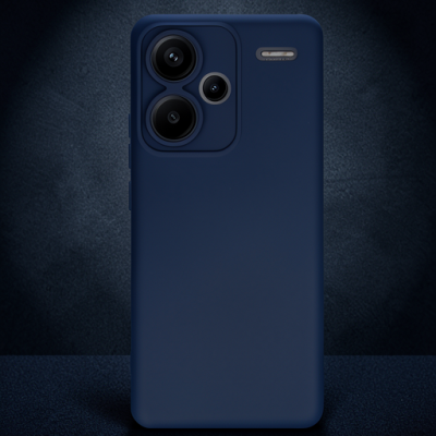 Xiaomi Redmi Note 13 Pro Plus Kılıf Nano İçi Kadife Silikon - Lacivert