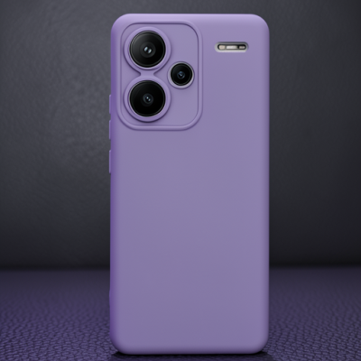 Xiaomi Redmi Note 13 Pro Plus Kılıf Nano İçi Kadife Silikon - Mor