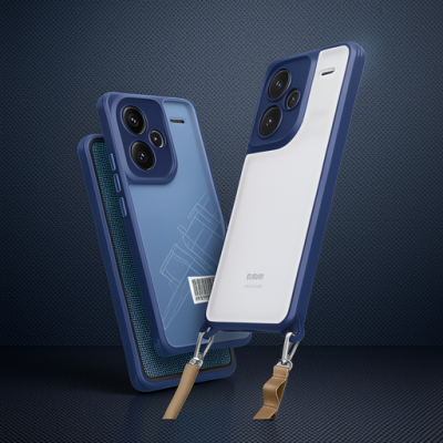 Xiaomi Redmi Note 13 Pro Plus Kılıf Penta Silikon Kılıf - Lacivert