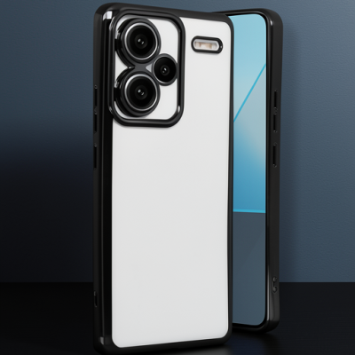 Xiaomi Redmi Note 13 Pro Plus Kılıf Razer Lensli Silikon - Siyah
