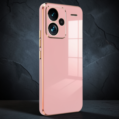 Xiaomi Redmi Note 13 Pro Plus Kılıf Volet Silikon - Pembe