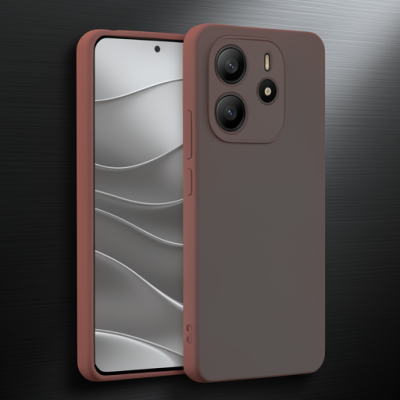 Xiaomi Redmi Note 14 4g Kılıf First Silikon - Gri