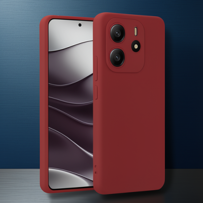 Xiaomi Redmi Note 14 4g Kılıf First Silikon - Mürdüm