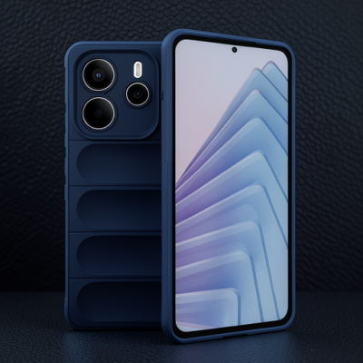 Xiaomi Redmi Note 14 4g Kılıf Optimum Silikon - Lacivert