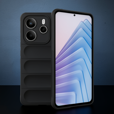 Xiaomi Redmi Note 14 4g Kılıf Optimum Silikon - Siyah