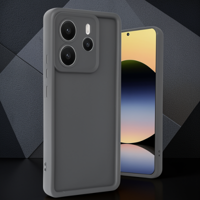 Xiaomi Redmi Note 14 4g Kılıf Viera Silikon - Gri