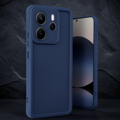 Xiaomi Redmi Note 14 4g Kılıf Viera Silikon - Lacivert