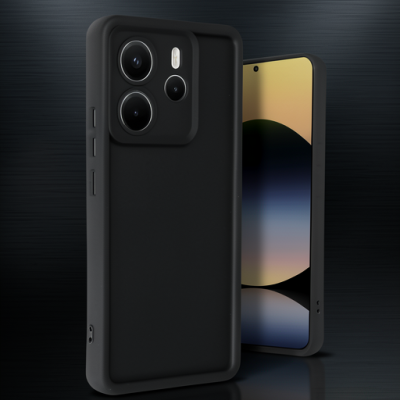 Xiaomi Redmi Note 14 4g Kılıf Viera Silikon - Siyah