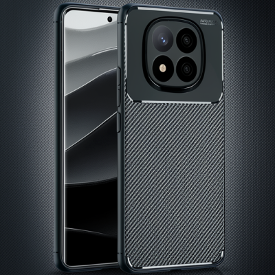 Xiaomi Redmi Note 14 Pro 4g Kılıf Auto Focus Karbon Kapak - Koyu Yeşil