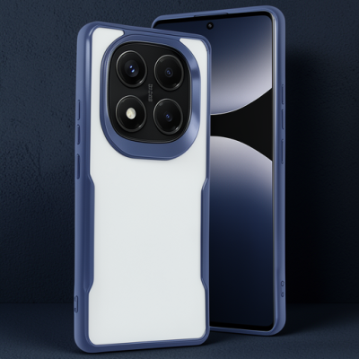 Xiaomi Redmi Note 14 Pro 4g Kılıf Boyi Silikon Kapak - Lacivert