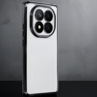 Xiaomi Redmi Note 14 Pro 4g Kılıf Razer Lensli Silikon - Siyah