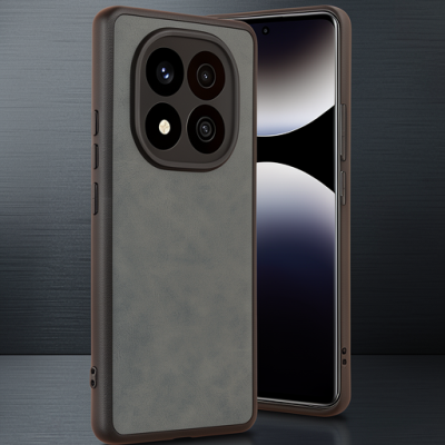 Xiaomi Redmi Note 14 Pro 5g Kılıf Aras Deri Kapak - Koyu Yeşil