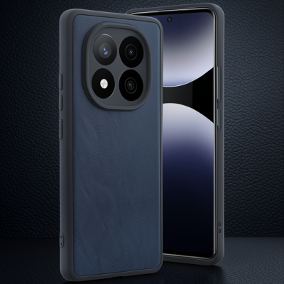 Xiaomi Redmi Note 14 Pro 5g Kılıf Aras Deri Kapak - Lacivert