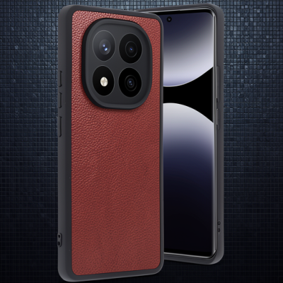 Xiaomi Redmi Note 14 Pro 5g Kılıf Aras Deri Kapak - Pudra