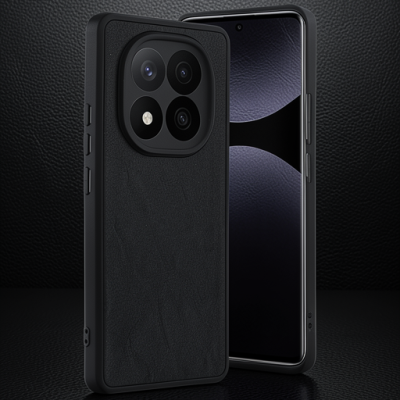 Xiaomi Redmi Note 14 Pro 5g Kılıf Aras Deri Kapak - Siyah