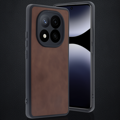Xiaomi Redmi Note 14 Pro 5g Kılıf Aras Deri Kapak - Taba