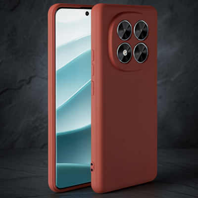Xiaomi Redmi Note 14 Pro 5g Kılıf First Silikon - Bordo