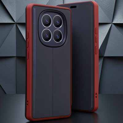 Xiaomi Redmi Note 14 Pro 5g Kılıf Flip Cover - Koyu Yeşil